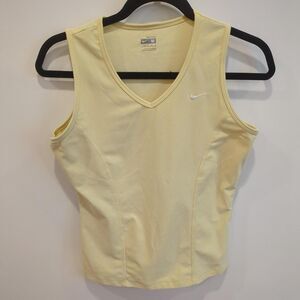 90s Y2K Vintage Active Athleisure Nike butter yellow active tank Size Medium EUC